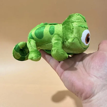 Cute Chameleon Plush Dolls Sit on Shoulders Plush Toys Stuffed Creative Lizard Doll Clothing Accessories for Kid Birthday Gift