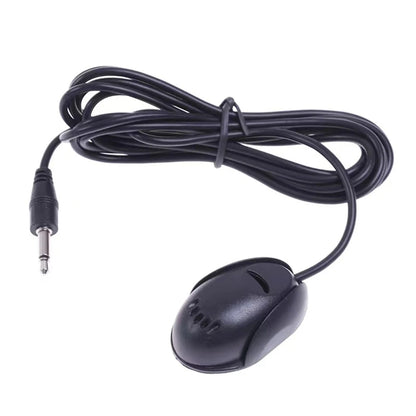 Car Audio Microphone Mini Wired External Microphone 3.5mm Clip Jack Plug Mic Stereo For Auto DVD Radio 3m Long Professionals