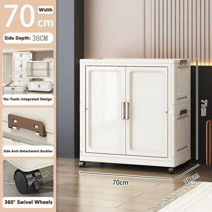Folding Storage Cabinet Multi-Scene Closet Organizer - Home Organization Solution