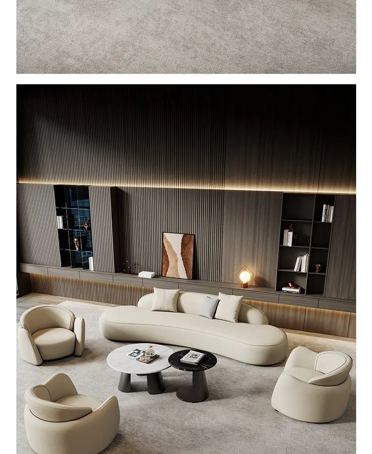 American Creative Living Room Sofa Modern Luxury Hotel Lobby Beauty Salon Lounge Reception Sofa Designer Office Furniture FYOS