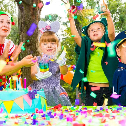 Large Rainbow Magic Circle Children's Hand Eye Coordination Toys Birthday Party Toys Party Gifts Guests Pinata Fillers