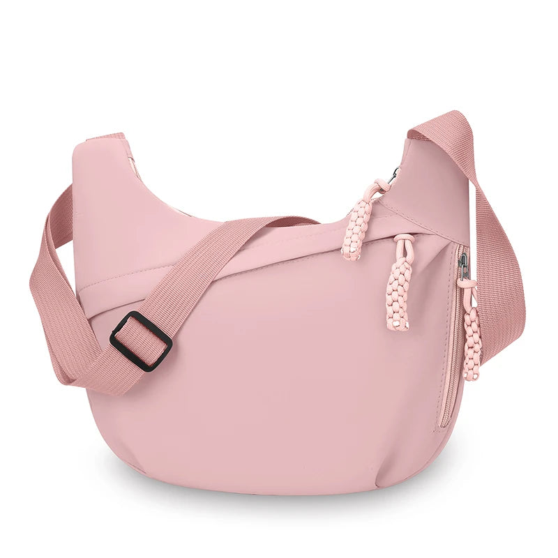 Trendy and Fashionable Women's Single-Shoulder Crossbody Fabric Bag, Versatile and Elegant, Large Capacity, Suitable for Daily Wear, Shopping, and Work