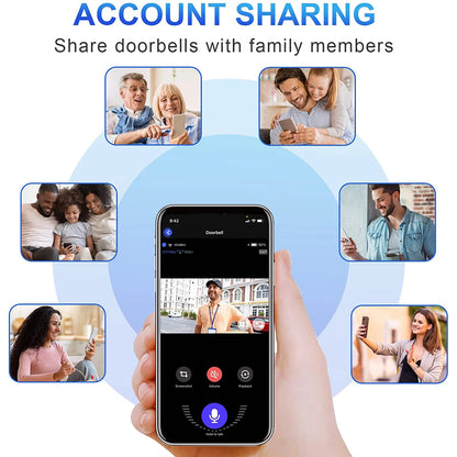 Bezprzewodowa kamera dzwonkowa 1080P WiFi Smart Door Bell Tuya Smart Home Security Detekcja ruchu Night Vision Intercom Dzwonek