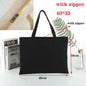 Canvas Cotton bag grocery handbag Foldable Fabric tote bag portable Storage organizer Shopping bag for woman Cloth organizer bag