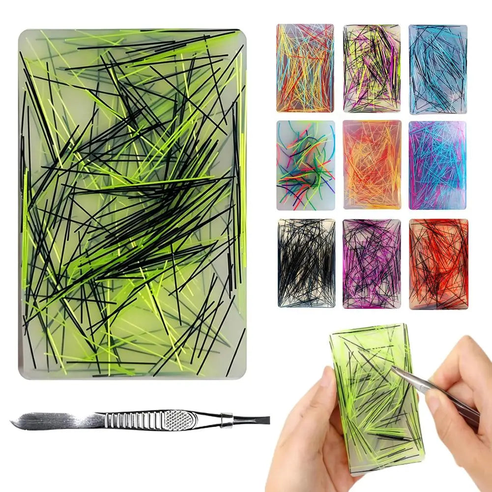 Skin Picking Fidget Toy Silicone Picky Pad Tweezer ADHD Autism Stress Relief Hair Pulling Trichotillomania Peeling Strip
