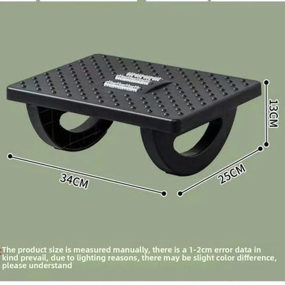 Portability with Massage Rollers Foot Rest 180 Degree Swing Ergonomic Foot Stool Office Foot Rest Under Desk