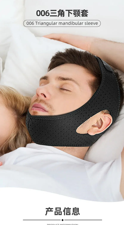Anti Snore Belt Stop Snoring Chin Strap Woman Man Night Sleeping Support Aid Tools Snoring Protection Jaw Bandage Health Care