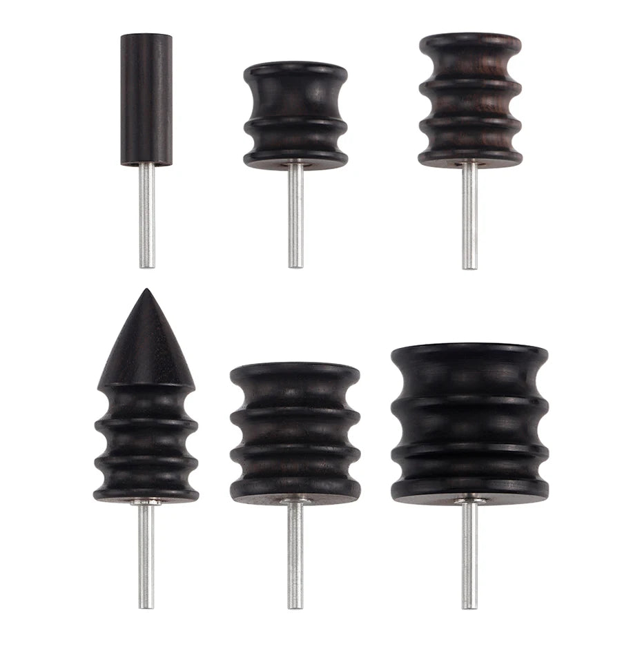 Leather Burnished Bits for Rotary Burnisher Tools PU Leather Burnishing Tool Tips for Clean Edges of DIY Leather Crafts Projects