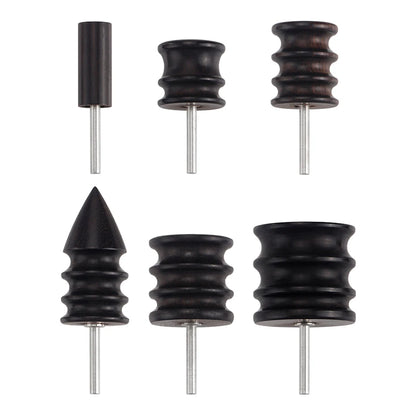 Leather Burnished Bits for Rotary Burnisher Tools PU Leather Burnishing Tool Tips for Clean Edges of DIY Leather Crafts Projects