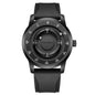 FOXBOX Watch Planet Design Fashion Floating Magnetic Pointer Free Ball Bearing Creative Simple Waterproof Quartz Watch for Men