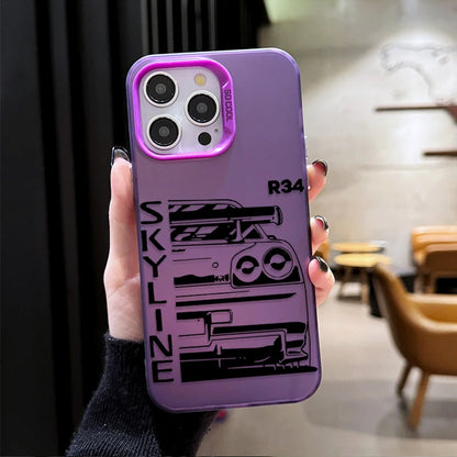 JDM Car Nissan Skyline R34 Nissan GTR Case for Xiaomi 15T 14T 13T 12 12T 11X Pro 14 13 12S 11 Ultra 12X 10S 11 10 Lite 5G NE