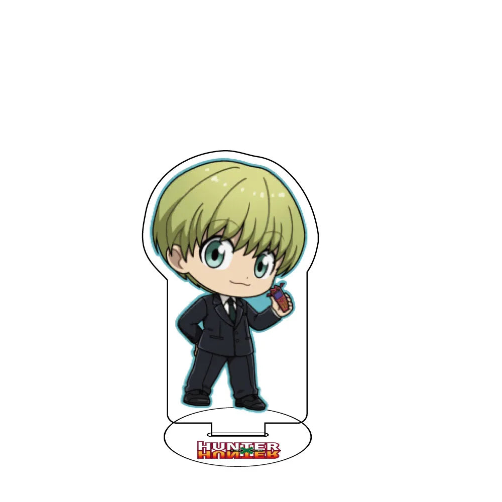 Anime Charm Hunter Boy Acrylic Stand Model Cosplay Characters Ornament Accessories Goods Collection Gifts