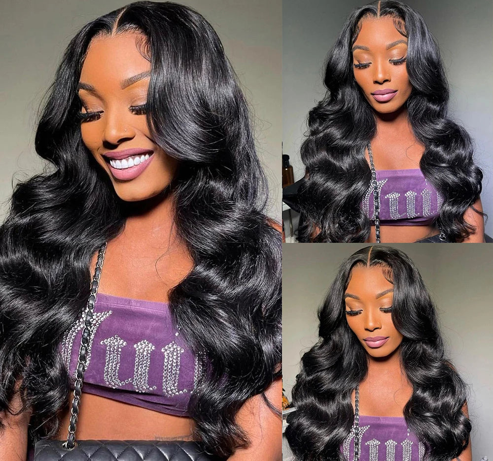 34 32 30In Body Wave Human Hair Lace Frontal Wigs 13x4 13x6 Transparent Lace Front Wig For Women 6x4 5x5 Glueless Wig Human Hair