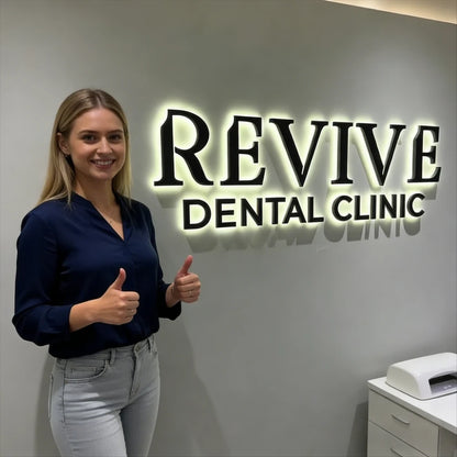 Custom 3D Metal Letter LED Illuminated Signage - Backlit Halo Front Lit Wall Logo for Indoor Outdoor Commercial Business Decor