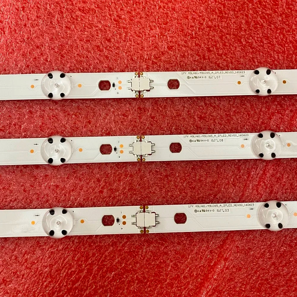 6pcs LED backlight for TV 49UJ701V TV 17Y 49inch LED ARRAY 49LJ61/UJ65 49LH61 49UJ65 A B 49UJ651V 49LJ614V 49UJ650 49UJ635