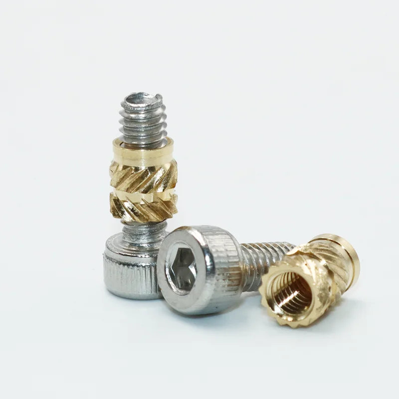 Heat Set Insert Nut Press Tool Brass Soldering Iron Tip Thread Injection Embedded Nuts and Stainless Steel Hex Socket Screw Kit
