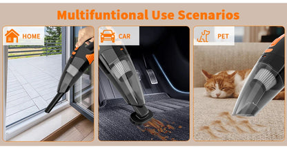 Rechargeable Cordless Wireless Handheld Portable Car Vacuum Cleaner Home and Car Dual Purpose Small Mini Handheld Vacuum Cleaner