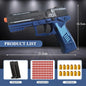 USP Soft Bullet Toy Pistol Shell Ejecting Continuous Firing Empty Hanging Design Outdoor Interactive Game Toy for Kids Gift