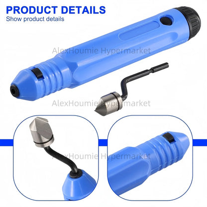 NB1000 BC1651 Countersink Inner Hole Chamfer Repair Reamer Tool Burr Remover Hand Reamer for Metal Aluminum Copper Wood Plastic