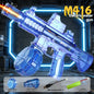 2026 new firelight M416 electric water gun children's toy water spray continuous strong range long-range water fight toy