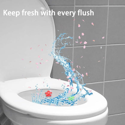 Toilet Gel 1Pc/14 Count Toilet Bowl Gel Stamp 9 Kinds Of Scent Toilet Cleaner Gel Stamp Kit Air Freshener Flower Fragrance