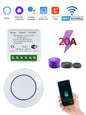 Tuya Smart Wifi Switch RF433Mhz Wireless Light Switch 16A/20A Relay Smart Life App Remote Voice Control With Alexa Google Home