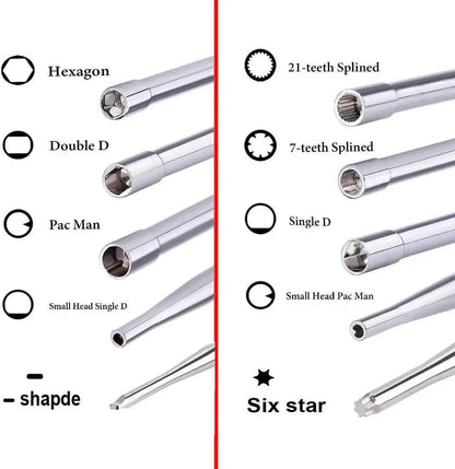 Carburetor carb Adjusting hand Tool Pac Man Double D Hexagon Hex Socket Screwdriver Driver Chainsaw Speed Adjustment Repair Tool