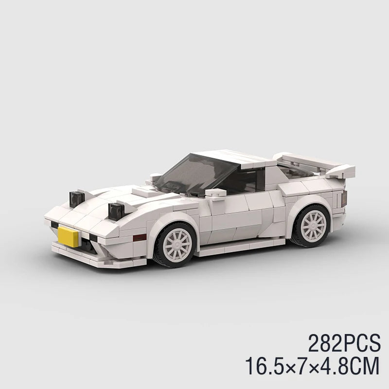 City Speed Racing Car Model Building Blocks DIY Bricks MOC Toy Classic Rally Sports Super Racer Vehicle Christmas gift technique