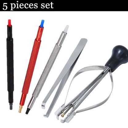1/3/4/5PCS Watch Hand Pressers Pusher Fitting Set Kit Watchmakers Watch Repair Tool Kits Double-ended Needle Pen And Needle Set