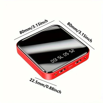 30000mAh Mini Power Bank Fast Charging Large Capacity Portable Power Bank 4 in 1 Cable for Xiaomi iPhone Samsung Huawei 2025 New