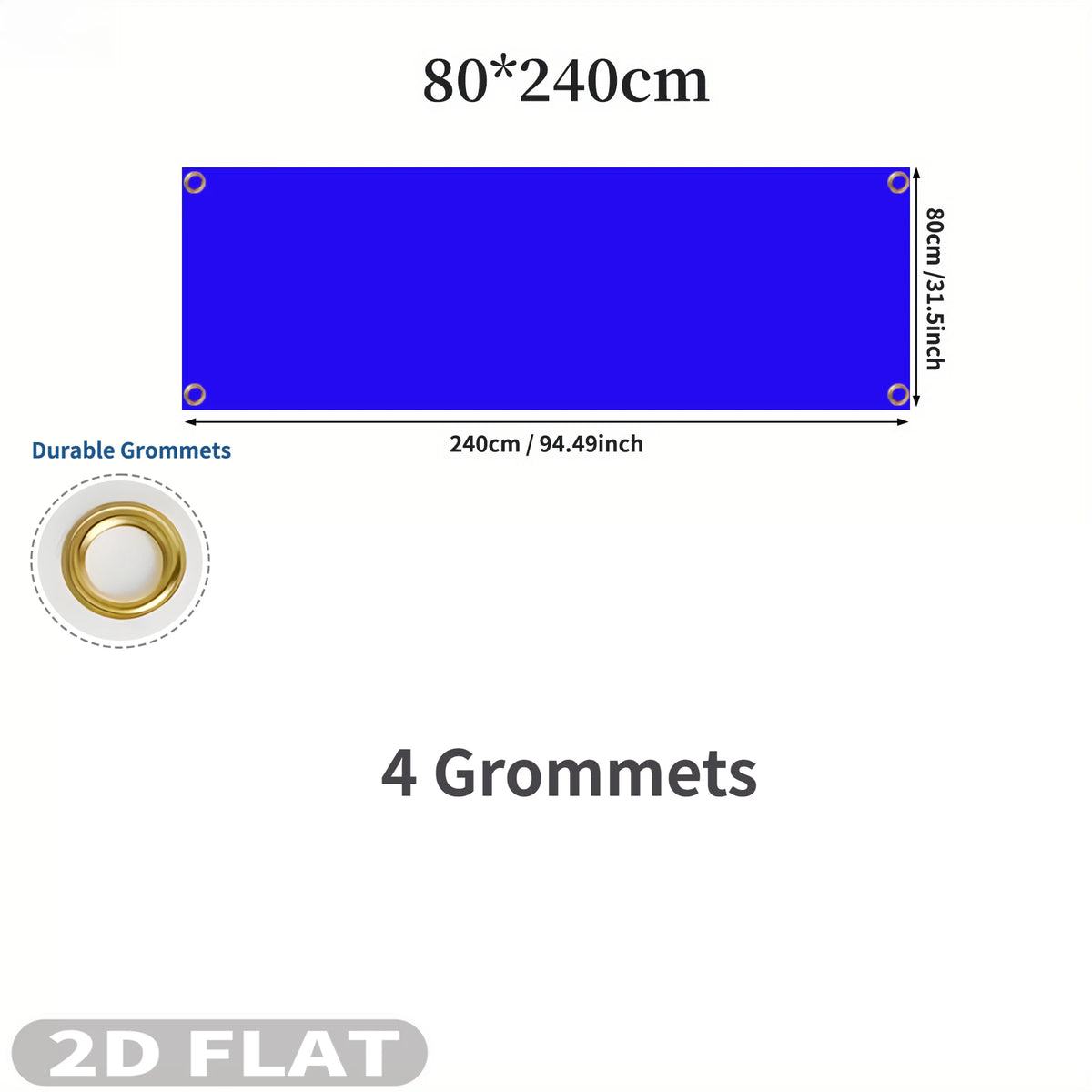 2D Flat 1pc Custom Party Banner for 4 Seasons Decorations- Single Sided Printing, Ideal for Festive, Graduations, Events Decor
