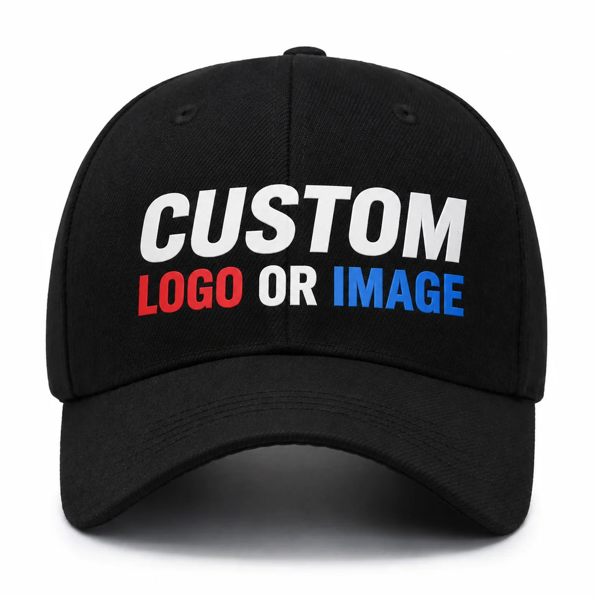 Customized Printed Logo DIY Baseball Cap Unisex Adjustable Men Women Sport Trucker Hat Solid Color Personalized Caps