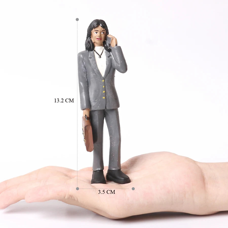 Realistic Professionals Pretend Career People Figures,Representing a Variety Of Occupations From Fire Fighter to Nurse Figurines