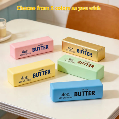 New Soft Slow Rebound Butter Stick Realistic Silicone Squeeze Stress Relief Gadget Desk Office Accessory Funny Anti-Anxiety Gift