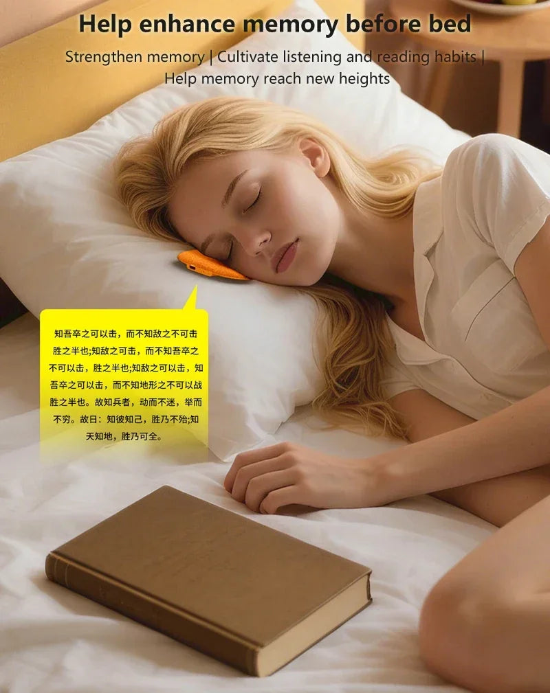 Under Pillow Sleep Speaker 3-Level Timer Wireless Bluetooth 5.4 HiFi Audio with Built-in White Noise TF Card for Deep eaker 2026