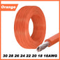 12Colors 1007 Stranded Electric Wire 5/10M 30/28/26/24/22/20/18/16AWG PVC Insulated Tinned Plating Copper Cable for DIY LED Line