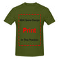 Pineapple Belongs on Pizza Lover Funny Pun Meme Vintage Men's T Shirt long or short sleeves
