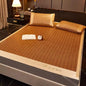 Ice Silk Cooling Mat Natural Mountain Foldable Double Bed Mattress Mugwort Cooling Pad Summer Sleep Cooling Bedding for Couple