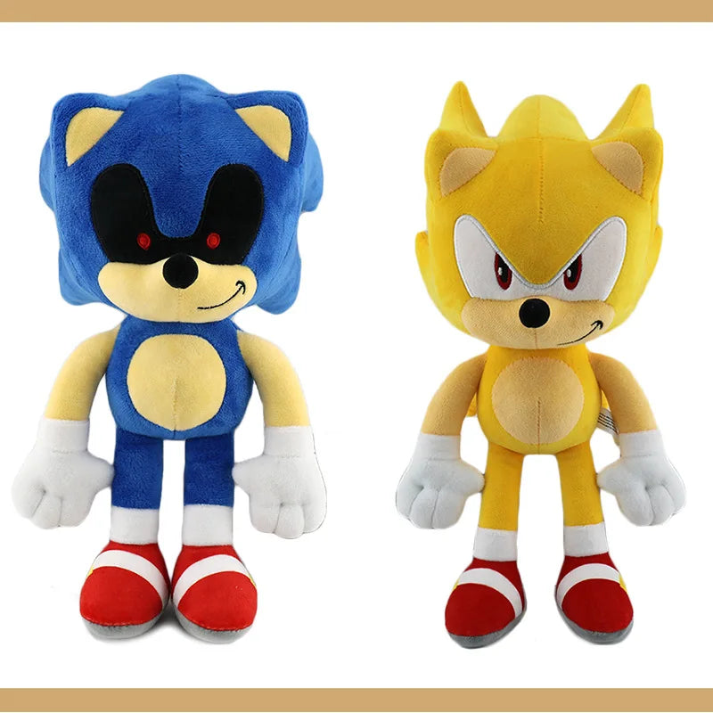 Hot 30CM High Quality Sonic Plush Toy Hedgehog Knuckles Tails Cute Cartoon Soft Stuffed Doll Birthday Gift for Children