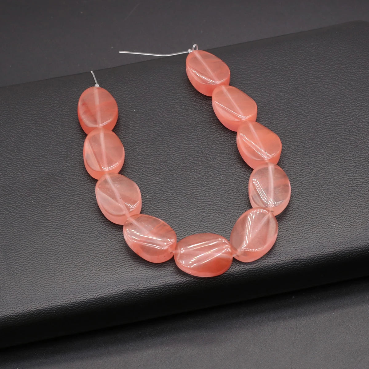 Natural Blue Turquoise Beads Faceted Natural Rose Quartzs Loose Spacer Beaded for Women DIY Jewerly Necklace Bracelet 19x14mm
