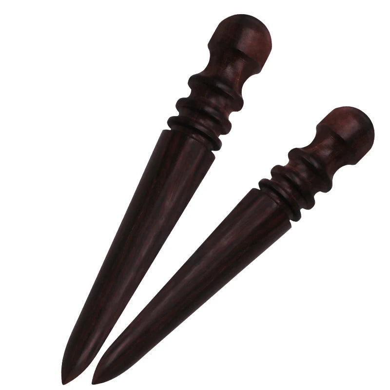 1pc Leather Solid Wood Round Burnishing Edge for Polished Edge Leather Craft Working Tool Craft Kit Leather Edge Slicking