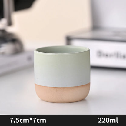 Vintage Coffee Mug 100ml 170ml 200ml ceramics Tea cup Japanese-style cafes Drinkware Stoneware Espresso for Restaurants Hotels