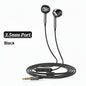 USB Type C Wired Headphones 9D HiFi Stereo Headset 3.5mm Music Earphones With Mic Volume Control For Samsung iPhone 17 16 Xiaomi