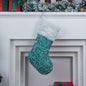 Christmas stocking festival decorations sequins 26-letter Christmas tree ornaments gift bag socks hotel party supplies