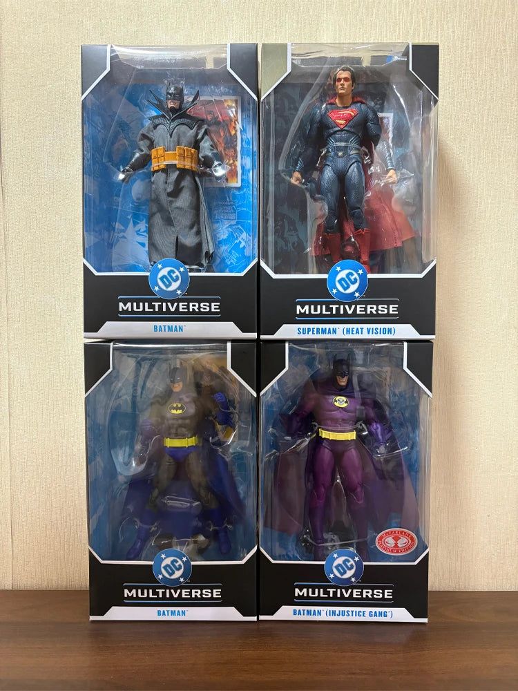 Mcfarlane Toys DC Multiverse 7in Damien Batman Bethlehem/Batman 90’S/Injustice Gang/Superman Heat Vision  Action Figure