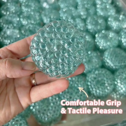 New Super Soft Squishy Balls Textured Moldable Sensory Fidget Toys Crunchy Memory Gel Fidget Toys Stress Relief
