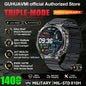 New 1400mAh Battery Sports Smart Watch 1.7” SOS+Flashlight Exercise Record Bluetooth Call Waterproof Health Watch For Android iO