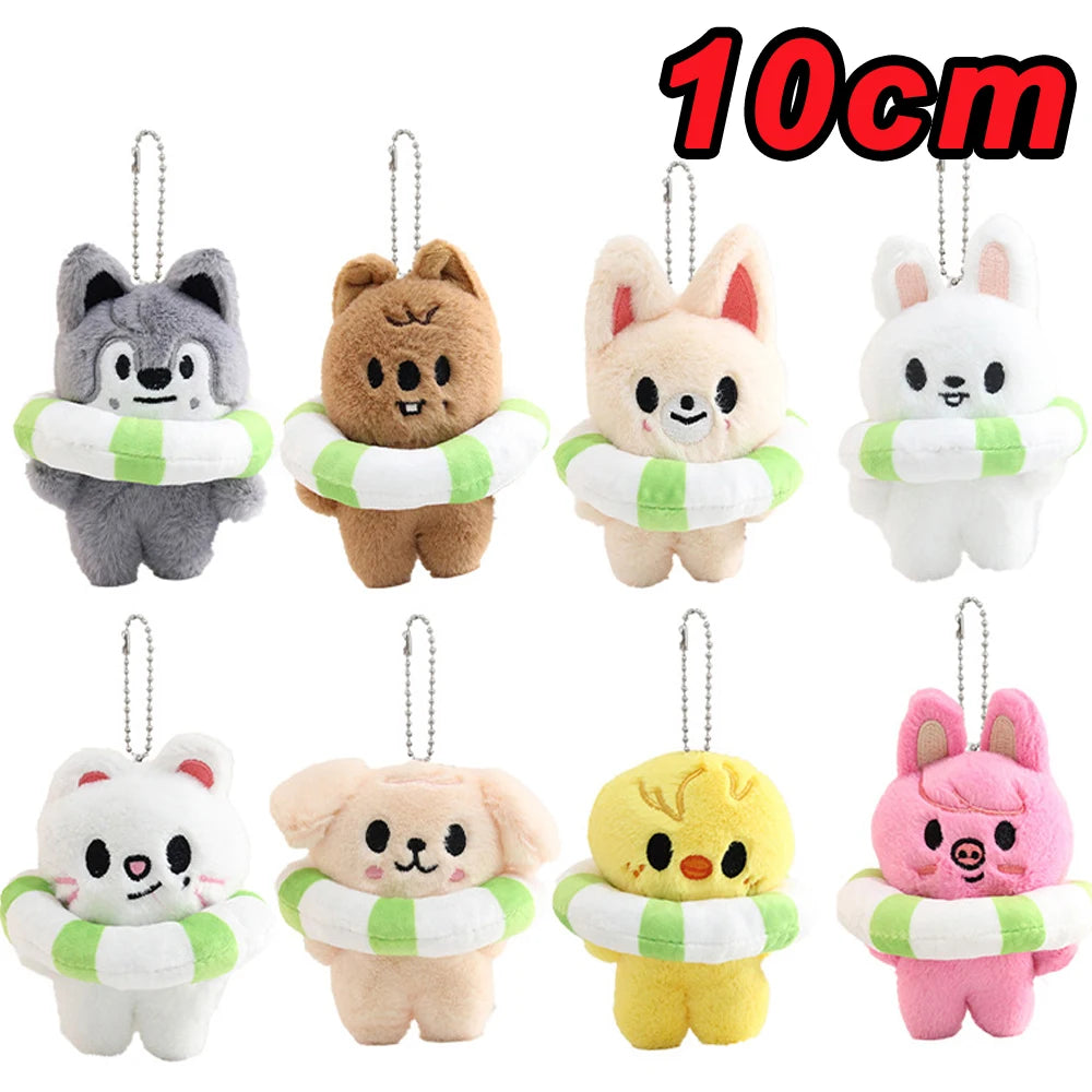 2026 New Straykids SKZ Mini Keychain Pendant New SKzoo FM Field Week 5cm Plush Cartoon Cute Pendant Children's Birthday Toy