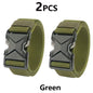 Men's Tactical Belt Nylon Braided Outdoor Training Military Belt Canva Casual Mountainee Trouser Pants Jeans Buckle Waist Belt