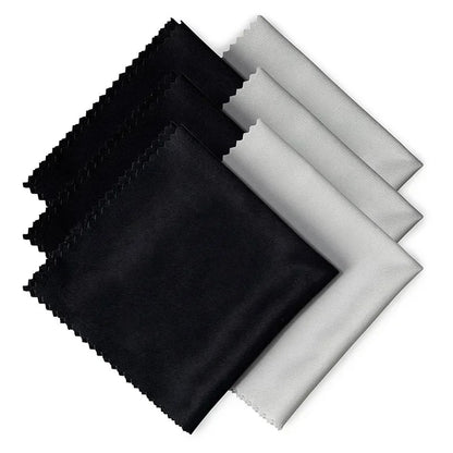 10Pcs Smooth Lint Free Glasses Lens Cleaning Cloth Sunglasses Glass Tabletop Cups Scratch Frees Clean Products Portable Reusable